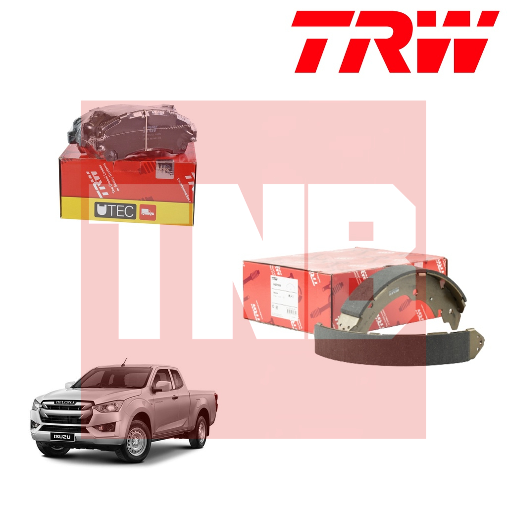 TRW ผ้าเบรคหน้า ผ้าเบรคหลัง ISUZU Dmax D-max ดีแมกซ์ Mu7 Mu-X Chevrolet Colorado Trailblazer