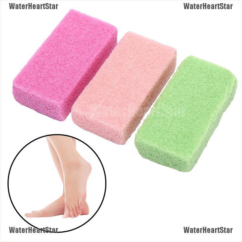 Waterheartstar ฟองน้ําหินภูเขาไฟ ขัดผิวเท้า กําจัดผิวที่ตายแล้ว