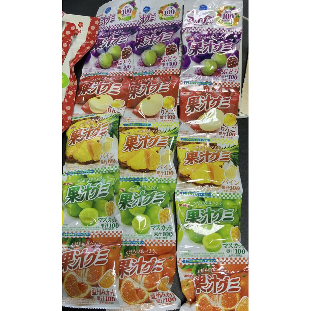 Meiji เยลลี่คอลลาเจน รสผลไม้ต่างๆ (นำเข้าจากญี่ปุ่น)