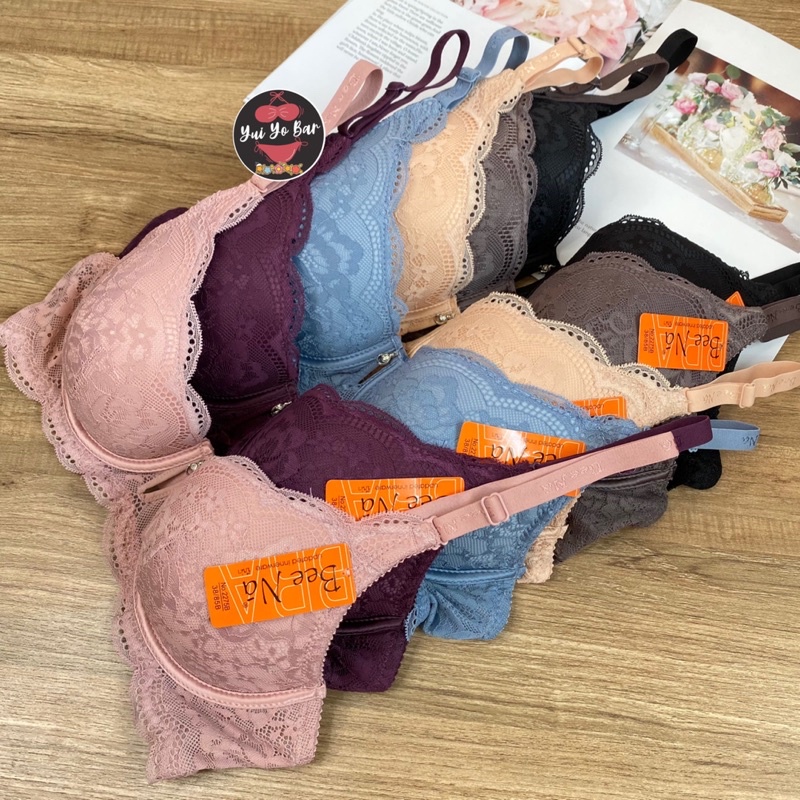2275B#Bee NA(Size34-42)เสื้อในลูกไม้สวยคัพB-Cลูกไม้ทั้งตัวงานเกรดห้าง
