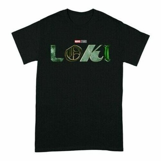 เสื้อยืด พิมพ์ลาย Unseix Herren Marvel Loki Schwarz Rundhals DiyS-5XL