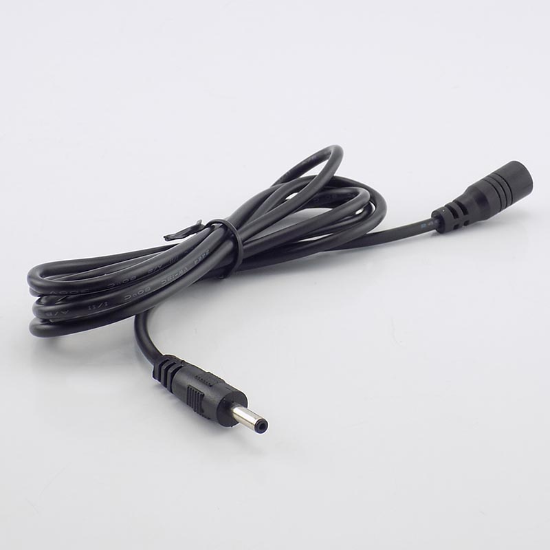 อะแดปเตอร์เชื่อมต่อสายไฟ 5V 2A DC ตัวผู้ เป็นตัวเมีย 3.5 มม.*1.35 มม. สําหรับกล้องวงจรปิด แถบไฟ Led F3TH1