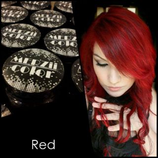 ❤สีผม สีแดง Red ❤ทรีเม้นสีผมพร้อมบำรุงในขั้นตอนเดียวMerziiColor