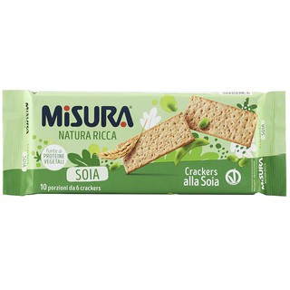 มิซูร่าแครกเกอร์ถั่วเหลือง 400กรัม Misura Soy Crackers 400g.