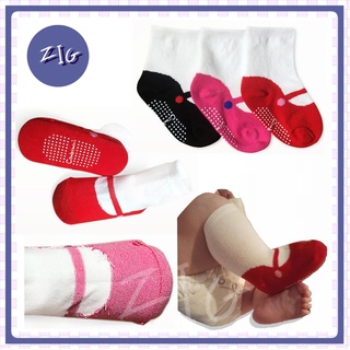 ZIGSHOP - ถุงเท้าเด็กมีกันลื่น ถุงเท้าเด็กหญิงเด็กชาย Board socks นุ่มใส่สบาย