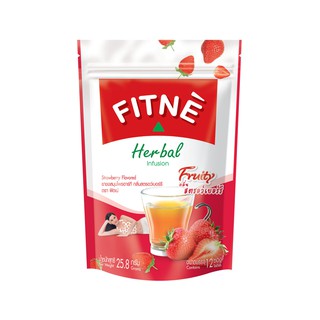 (แพ็ค 12 ซอง) Fitne RT Herbal Infusion Tea Strawberr ยาชงสมุ…
