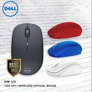 Dell Wm 126 2 . 4 Ghz เมาส์ออปติคอลเล่นเกมแบบไร้สาย Usb