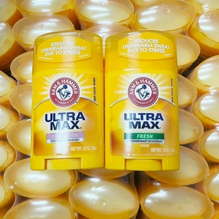 JUL02 ส่งฟรี Arm &amp; Hammer Ultra Max Deodorant 28g  ผลิตภัณฑ์ระงับกลิ่นกายใต้วงแขน กลิ่นหอมสดชื่น แห้งเร็ว