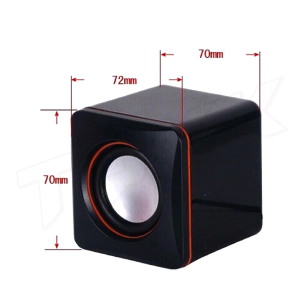 [44บ.โค้ดคุ้ม]มินิลำโพง Mini รุ่น E-02A /M13/K2037/K2043เป็นลำโพงคู่USBราคาประหยัดใช้ไฟจากPower bank