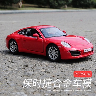 jk_garage 🚗🇯🇵 โมเดลรถเหล็ก Porsche 911 1:36 โมเดลรถยนต์ รถเหล็ก ของขวัญ แฟน  ของเล่น