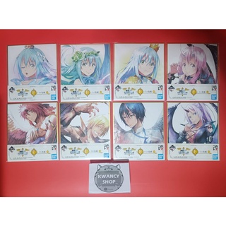 (สินค้าของแท้) เกิดใหม่ทั้งทีก็เป็นสไลม์ไปซะแล้ว shikishi Tensei shitara Slime Datta Ken ชิกิชิ Ichiban Kuji