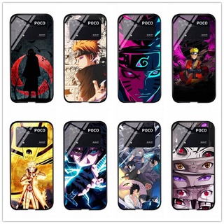 เคสโทรศัพท์มือถือกระจกนิรภัย แบบแข็ง กันกระแทก ลายการ์ตูนนารูโตะ DIY สําหรับ Xiaomi Poco x4 pro Poco x4 gt