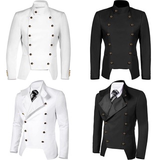 ❈♨New wish amazon ชายชุดยุคกลางชุดเล็ก retro punk cosplay blazer men