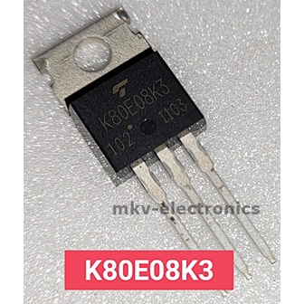 (1ตัว) K80E08K3 ,TK80E08K3 ใช้แทนเบอร์ K80E08K3 ได้ MOSFET N-Channel 80A 75V (รหัสสินค้า M02696)