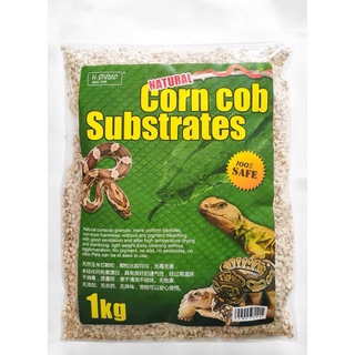 DH Corn Cob รองพื้นซังข้าวโพดสำหรับสัตว์เลื้อยคลานขนาด 1 กก