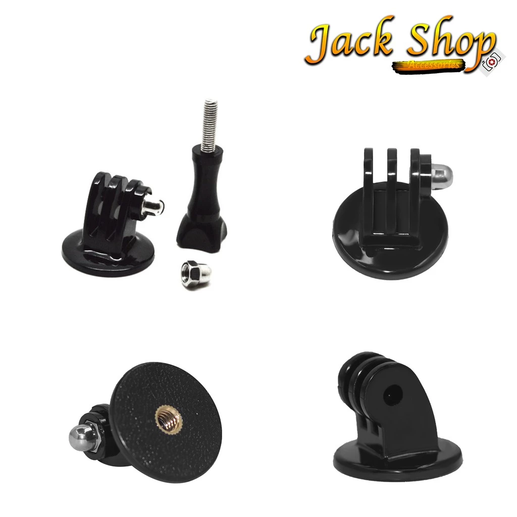 (🇹🇭พร้อมส่ง)Tripod monopod ขายึดJhook สกรูMount ฐานยึดหมวดกันน็อค อุปกรณ์ต่อกล้องAction Gopro Sjcam thumbnail 3