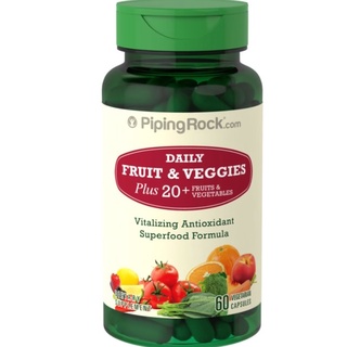 ผักและผลไม้รวม ออร์แกนิค Super Fruits and Veggies, 60 Vegetarian Capsules