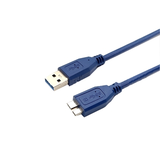 1.5เมตรUSB3.0สายเคเบิลข้อมูลUSB Aชาย TO Micro USB3.0สายฮาร์ดดิสก์มือถือ