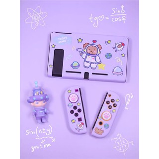 เคสกันกระแทก Nintendo Switch Caseเคสนินเทนโด้ Case Nintendo แถมปุ่มอนาลอค ฟิล์มกระจก