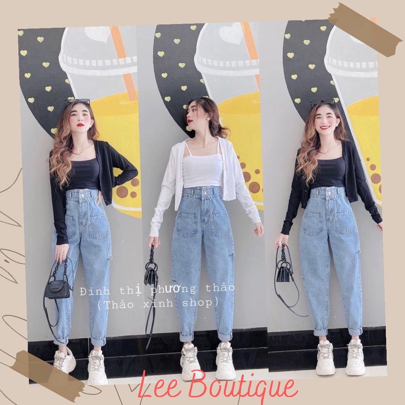 กางเกงยีนส์ Baggy มีกระเป๋าหน้า 2 ข้าง -LEE BOUTIQUE