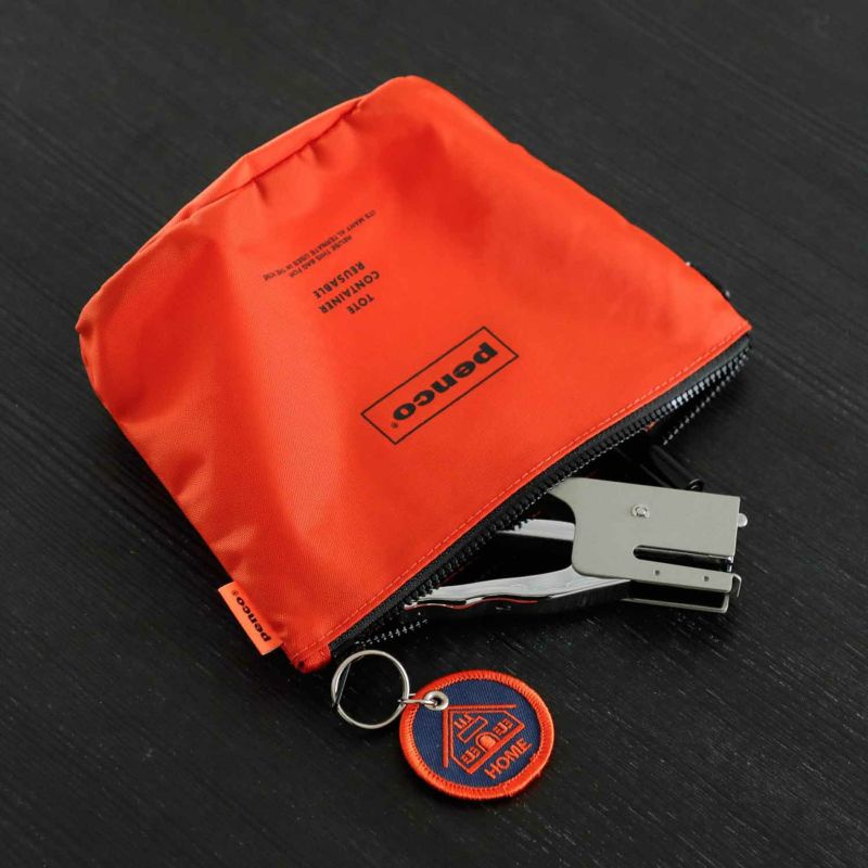 Penco Bucket Pouch Orange / กระเป๋า Bucket สีส้ม แบรนด์ Penco จากประเทศญี่ปุ่น (HGB302-OR)