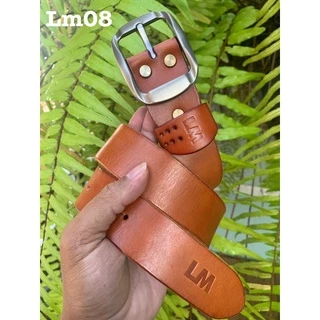 ใส่โค้ด AUGIN20 ลด 20% เข็มขัดหนังวัวแท้Lm09