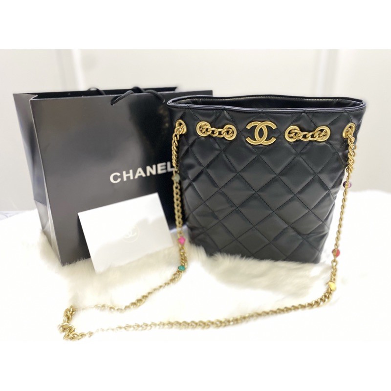 🧡✨ราคาพิเศษ✨❤️พร้อมส่ง💚VIP Gift Premium Gift ของแท้💯% กระเป๋า Chanel hobo bag