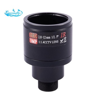 HD CCTV Lens 3.0MP M12 2.8-12mm Varifocal cctv IR HD Lens,F1.4,manual focus zoom