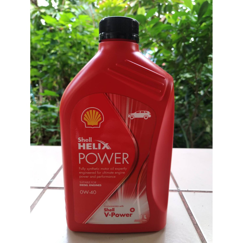 น้้ำมันเครื่อง shell helix power 0w40 diesel สังเคราะห์แท้ | Shopee ...