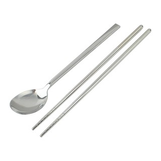   ช้อนเกาหลี พร้อมตะเกียบ รุ่น Korean-Chopstick-Spoon-Set-05c-June-Beam