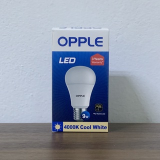 OPPLE หลอดไฟ LED Bulb EcoMax A60 9W E27 4000K Cool White