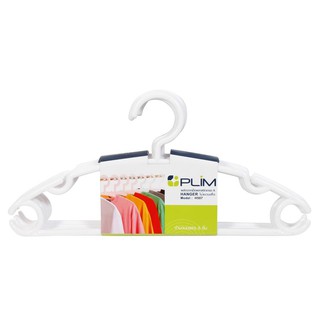 ไม้แขวนเสื้อทีนเอจ H507 ขาว PLIM (1X6)CLOTH HANGER TEENAGE PLIM WHITE H507 PACK6