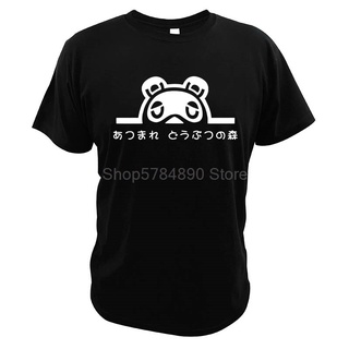 [S-5XL] เสื้อยืดคอสเพลย์ พิมพ์ลายสัตว์ Crossing Tom Nook น่ารัก ใส่สบาย ไซซ์ EU แฟชั่นฤดูร้อน