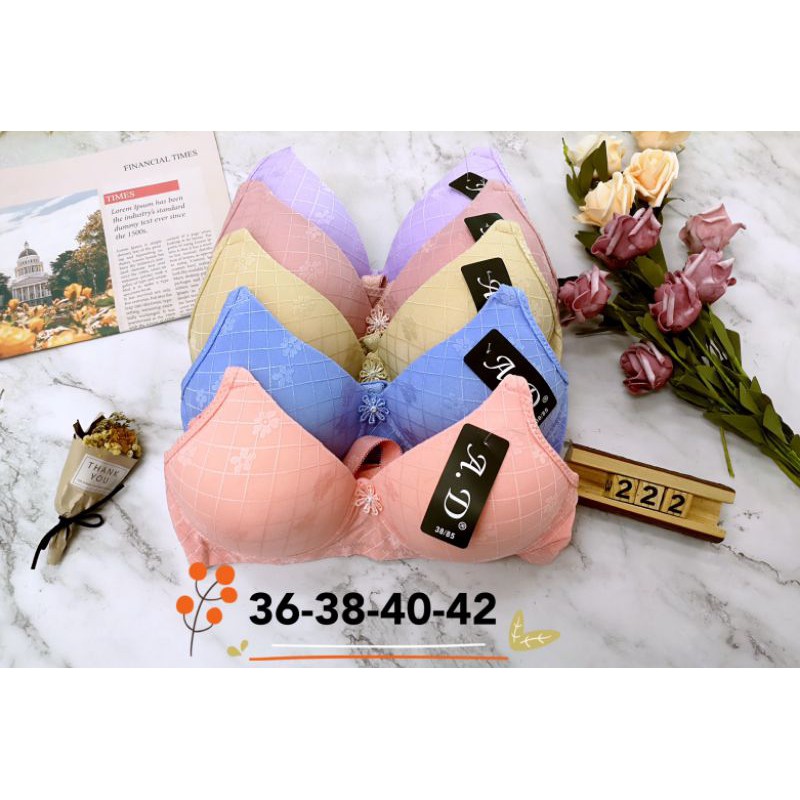 [กรอกโค้ด JULY77 รับส่วนลด 40%] เสื้อในไม่มีโครง3ตะขอ