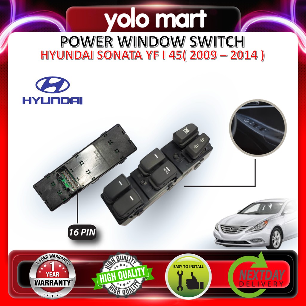 HYUNDAI SONATA YF I 45  สวิตช์หน้าต่างพลังหลัก