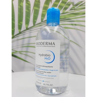 BIODERMA Hydrabio H2O 500 ml. ขวดสีฟ้า