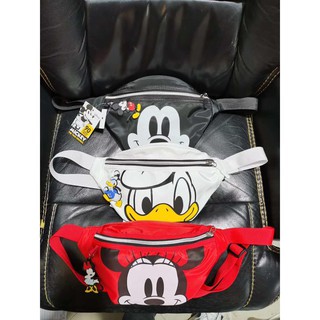 กระเป๋าคาดเอว ลาย Mickey Mouse Donald Duck เข้ากับทุกการแต่งกาย สําหรับผู้ชาย และผู้หญิง