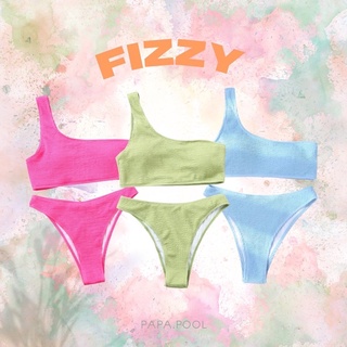 Fizzy bikini บิกินี่ไหล่เดียว ไฮคัท มี13สี