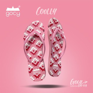 Gocy รุ่น Coolly Pink รองเท้าแตะยางธรรมชาติ