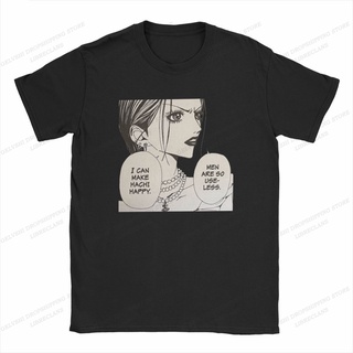 คอลูกเรือเสื้อยืดผ้าฝ้าย พิมพ์ลายการ์ตูนอนิเมะ Nana Osaki แฟชั่นฤดูร้อน สําหรับผู้ชายS-5XL