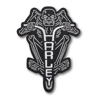 PATCH HARLEY-DAVIDSON H Bar Rider Large Iron-On