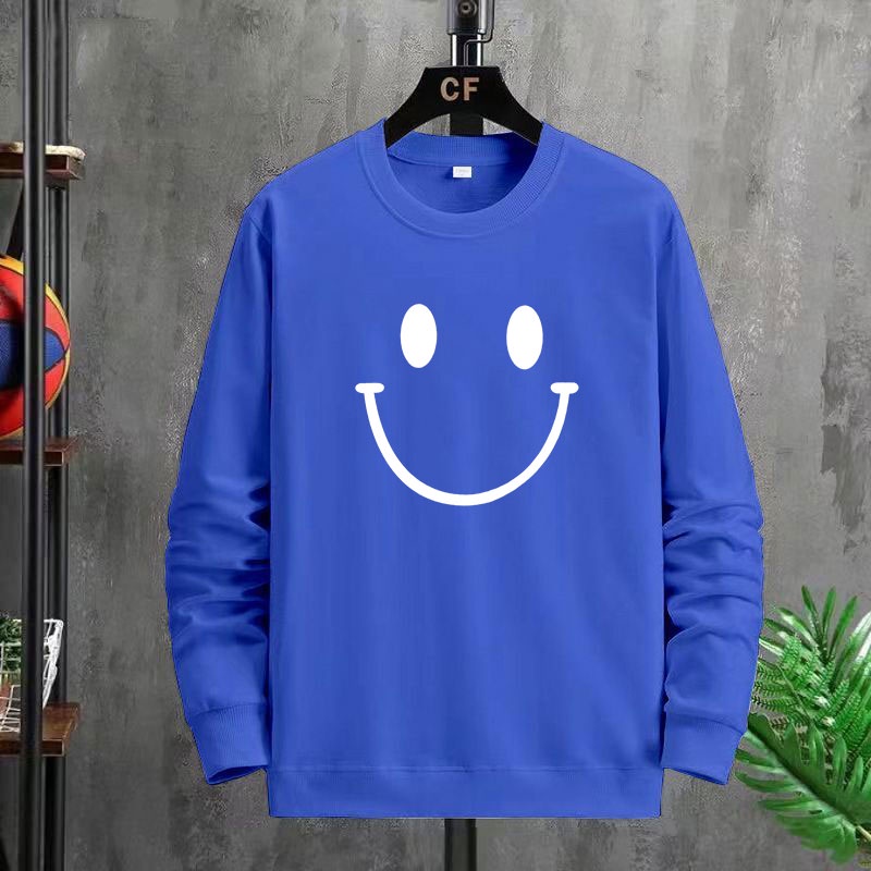 BK-O-453 เสื่อแขนยาวคอกลม พิมพ์ลายการ์ตูนน่ารัก มีไซส์ครบ สีให้เลือก เสื้อกันหนาวแฟชั่นเกาหลี