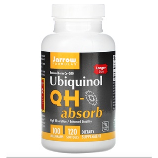 Jarrow Formulas Ubiquinol QH-Absorb 100 mg 120 Softgels