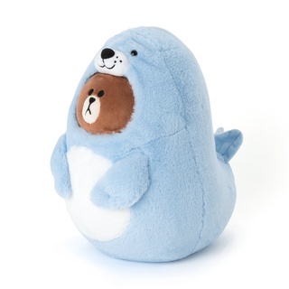 🖤พรีออเดอร์🖤ตุ๊กตาแมวน้ำ brown แท้💯 linefriends