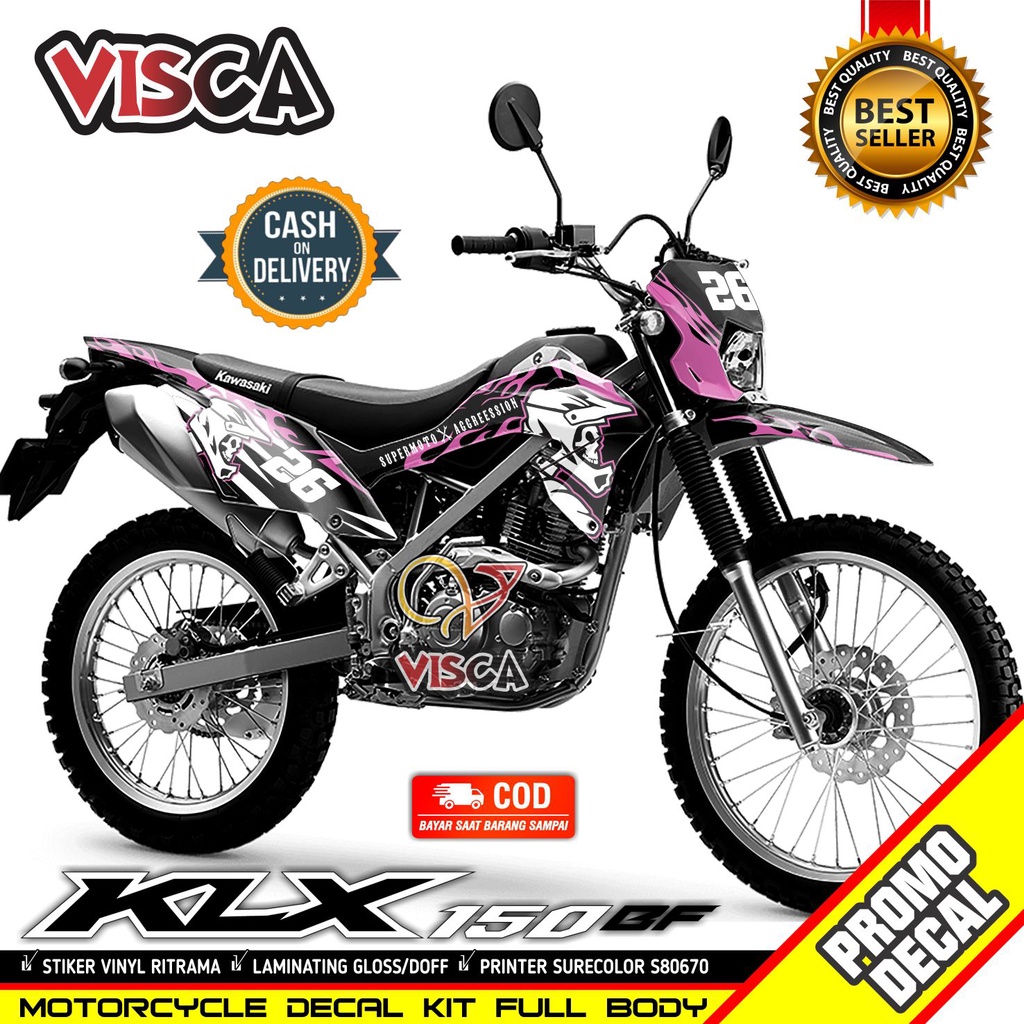 Decal Klx Bf Full Body Cool สติกเกอร์ Klx 150 Bf Cool Decal Klx 150 Bf Full Body ใหม่ล่าสุด Dekal Kl