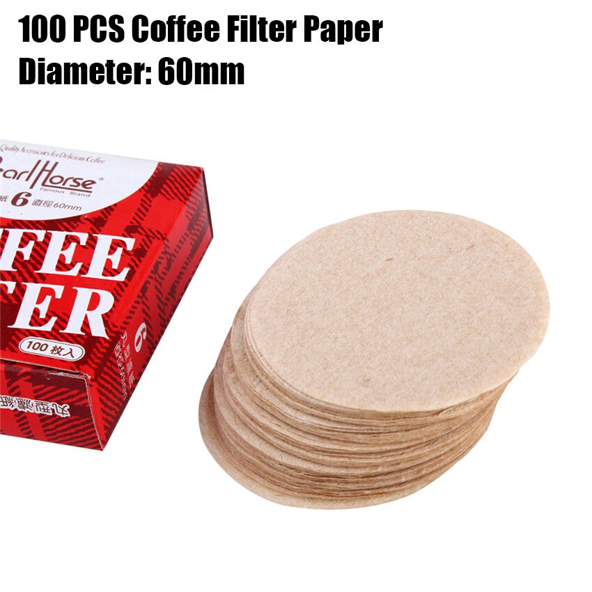 New 100PCS Coffee Maker Coffee Filter Paper Filter for Kitchen Tools ...