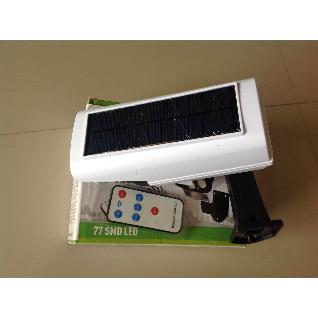 ไฟถนน230wโซล่าเซลล์ 77SMD รูปทรงกล้องวงจรปิด ไฟปิด-เปิดอัตโนมัติ สว่างนานทั้งคืน กล้องวงจรปิดปลอม กล้องไฟโซล่าเซลล์