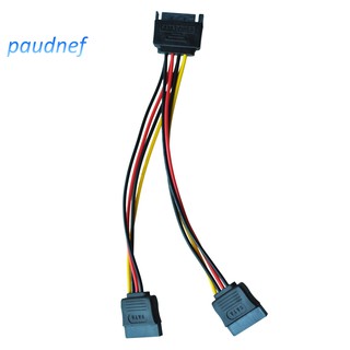 สายเคเบิ้ลอะแดปเตอร์สายเคเบิ้ล 6 In Sata Power Y Splitter - M / F ( Power Cable )