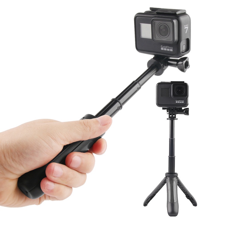 Mini extension pole + tripod ไม้เซลฟี่ GOPRO Shorty Gopro ขาตั้งกล้องขนาดเล็ก ไม้สามขา ยืดได้ 23 ซม.