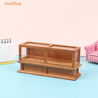 Cooltoy โมเดลตู้โชว์เฟอร์นิเจอร์จิ๋ว สําหรับตกแต่งบ้านตุ๊กตา 1:12